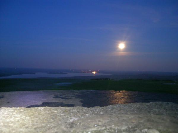 La montagne Saint Michel au Clair de Lune