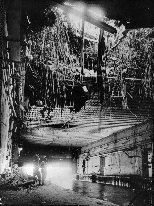 Suite aux bombardements massif de l'allier